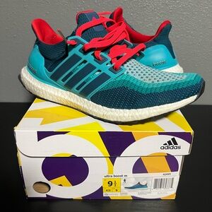 Adidas Kids Sneakers - Teal and Red